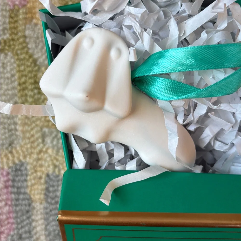 Jonathan Adler Porcelain Ornament HOUND NWT in box